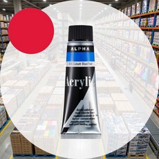 아크릴물감 50mL 918 나프톨레드라이트 미술재료 컬러물감 아크릴화용품 리모델링물감 페인팅재료 화방물감