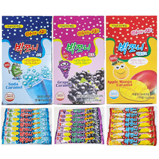 빅쪼니 소다맛 1Box(15g 30개입) 아이셔 간식 과자 카라멜 젤리 캔디, 30개, 15g