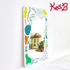 유치원 공룡모양 깨지지 않는 아이방 전신 안전거울 어린이선물, 집 전신거울, 1개