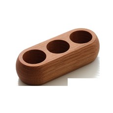 대나무 소재 다용도 벽걸이 정리함 수납함 소품 보관 박스 주방 욕실 데스크 정리용, 1개, 1000ml, 로고 없는 3칸 레드 오크목