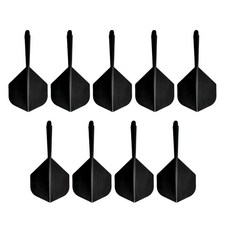 통합 다트 샤프트 및 플라이트 다트 및 플라이트 다트 샤프트 및 플라이트 콤보(2BA 스레드 직경 다트 배럴용), 블랙이에요., 1개