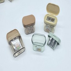 카피바라 연필깎이 수동 미니 휴대용 신학기 준비물 단체 선물 문구, 1개, 상세페이지 참조