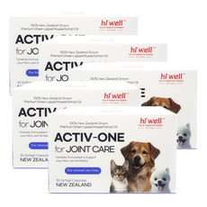 [뉴질랜드본사배송] 하이웰 강아지 고양이 관절 케어 영양제 뉴질랜드 초록입홍합 오일 30캡슐 5통, 5개, 뼈/관절강화, 30정