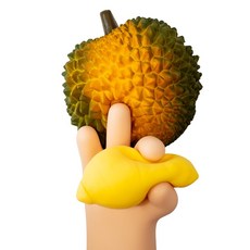 全家樂玩具 好運槤槤 療癒捏捏水果玩具, 蕉頭爛額(可剝皮), 1個