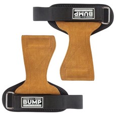 범프 헬스스트랩 천연소가죽 크로스핏그립 프로 운동장갑 손목보호대, 1개, 상세페이지 참조