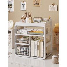 가정용 약보관함 3단 구급상자 약통 분리형 약상자 비상 특대형 4단, 클래식 중형 문라이트화이트 5단