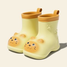 YANGTA 남아 여아 유아 키즈 아동용 레인부츠 가벼운 미끄럼방지 레인부츠