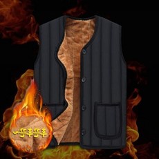 쌍문상회 패딩기모조끼 패딩 기모 조끼 겨울 남자 방한 보온