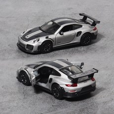 브라고 1:64 미니카, 포르쉐 911 GT2 RS 그레이, 1개