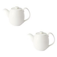 무인양품 MUJI 본 차이나 포트 L 4547315901715, 화이트, 970ml