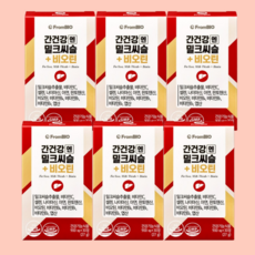 프롬바이오 간겅강엔 밀크씨슬 비오틴 27g, 6개, 30정