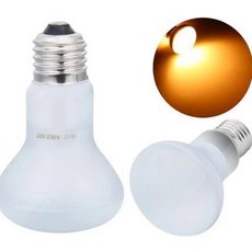 발열전구 온열 열등 UVA LED 애완동물 히팅 램프 적외선 4가지 주야간 전구 25W50W75W100W E27 파충류 히트, White-100W