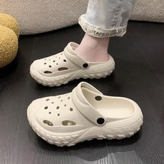 남성 여름 샌들 슬리퍼 아쿠아슈즈 클로그 펀칭 스트랩 EVA 성인 스포츠샌들