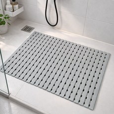 ROYAI ONE 화장실 미끄럼방지매트 바닥 논슬립매트 욕실매트, 1개, 그레이
