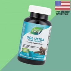 네이처스 웨이 DGL 울트라 초콜릿 츄어블정 90정 Nature's Way Ultra Chocolate 90 Chewable Tablets, 1