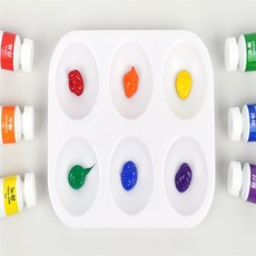 다사라공 6구 파레트 물감팔레트, 1개, 6