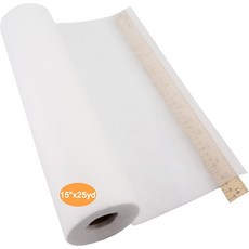 Brothread 자수 안정제 얇은 롤 자수용 바느질용 수예용품, 15인치 x 25야드 롤