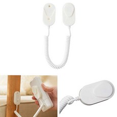목욕탕 리모컨 분실도난방지 스프링 스트랩 숙박업소 도난방지 스트랩, 블랙