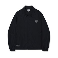 와키윌리 WACKY WILLY 타이포 코치 자켓 블랙 203337