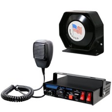汽車改裝警笛喇叭 有線主機警報器, 1個, 100W24v+喊話器+超薄喇叭