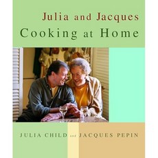 [원서] 하드커버 책 줄리아와 자크의 집에서 요리: 요리책 hardcover Book Julia and Jacques Cooking at Home: A Cookbook
