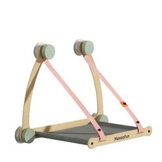 Mewoofun 懸崖式貓吊床 吸盤式貓窗台 貓咪高處休憩 穩固耐用 節省空間, 貓吊床-純織帶款-櫻粉, 詳見包裝