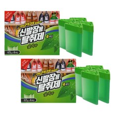 신발장용 탈취제 4개입 2개 숲속향, 65g