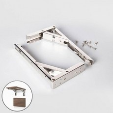 접이식 벽걸이 선반 브라켓 8호 벽 고정 지지대 주방 작업대 설치용, 1개, 상세페이지 참조