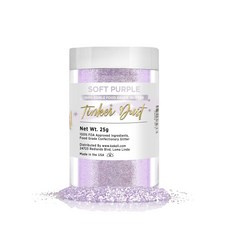바켈 소프트 퍼플 식용 글리터 25g | 팅커 더스트 식용 BAKELL Soft Purple Edible Glitter 25 Grams | TINKER DUST Edible G, 1개