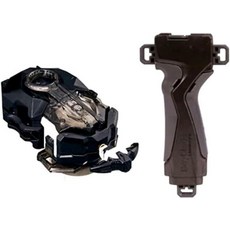 베이 블레이드 버스트 B-184 커스텀 베이 런처 LR + B-109 그립 건 메탈릭, 1개