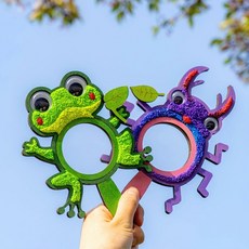 디어 과학실험 클레이 돋보기 자연관찰학습, 개구리-칼라폼 10g