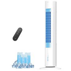 88.9cm(35인치) 윈도우리스 늪 쿨러 에어컨 자동 꺼짐을 위한 스마트 타이머가 있는 증발식 에어 쿨러 리모컨 넓은 진동 쿨 모드 침실 홈 오피스용 휴대용 에어컨, 88.9cm(35인치) 윈도우리스 늪 쿨러 에어컨, 자