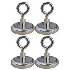 케이디 초강력 대형 네오디움 O형자석, 42mm, 4개