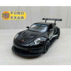 宅米吉 1:32 保時捷 GT3 RS 合金聲光模型車 黑色, 1個