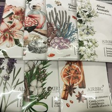 AIRBRC 植物香氛掛式香氛袋 適用衣櫃車內房間, 1個, 隨機味道