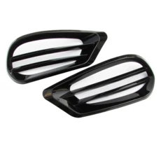 AR-Fit For Mercedes-Benz C-Class W205 2015-2018 자동차 범퍼는 공기 배출구를 둘러싸고 있습니다. 윈드, 01 Black