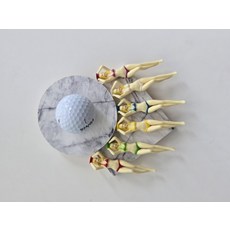 [췸이네][마카담아]비키니 골프티 6P set / 골프악세사리 골프기념품 골프공받침 골프관련선물, 비키니 골프티 6P1set, 1개