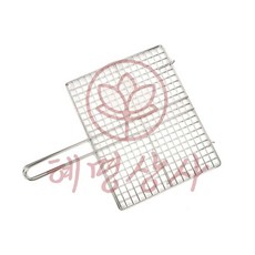 국산 석쇠 사각타입 혜명상사 피쉬 양면 숯불구이 생선 접이식석쇠, 중