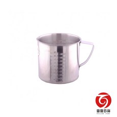 歐岱 不銹鋼量杯2000cc 烘焙用具 料理 大容量不鏽鋼量杯 精準刻度量杯, 1個
