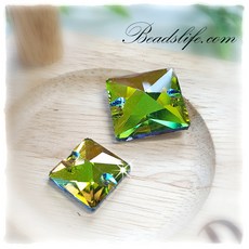 비즈라이프 쏘온스톤 VM(Vitrail Medium)오색, 1개, 18*28mm10개