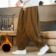 티류으스 남성 겨울 개량한복 누빔바지 골덴 법복 생활한복 ZA
