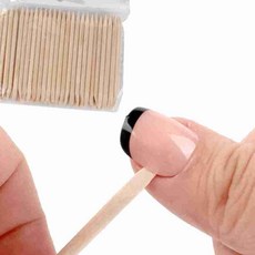 네일용 나무스틱 손톱 정리 도구 7.5cm 100개입 네일스틱