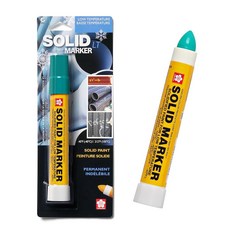 사쿠라 솔리드 페인트 마커 - 트위스트 업 팁 저온 영구 펜 창문 나무 및 유리 녹색 1팩, 다용도 페인트펜 네임 페인트 마커펜 사쿠라 솔리드 마커