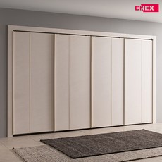 누아 슬라이딩 붙박이장(실속형)-330cm (11자), 스톤 베이지