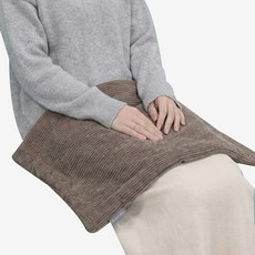 힐링팩토리 원적외선 맥반석 전기 온열 찜질기, 베이지, 전기찜질기