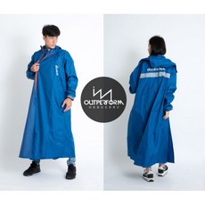 奧德蒙斜開式雨衣 贈鞋套 超防水一件式連身雨衣