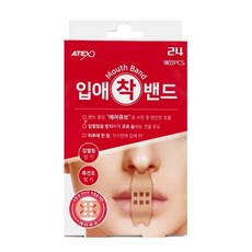 입벌림방지 하여 코로 숨쉬는 것을 유도 입애착밴드 24매입, 5개