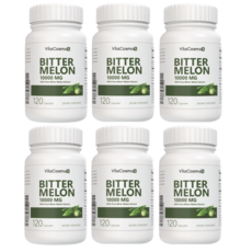 VitaCosmoX 비타코스모엑스 비터멜론 추출물 쓴멜론 여주 카란틴 고함량 10000mg 야채캡슐, 6개, 120정