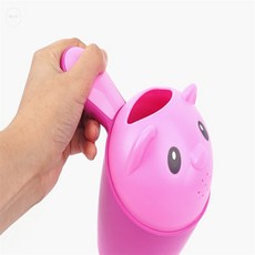 해소미디자인 아기샴푸컵 목욕 바가지 다용도바가지, 핑크, 1개