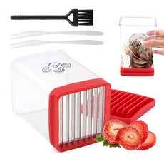 슬라이서 스테인리스 스틸 과일 딸기 샐러드 바나나 슬라이서 빠르게 채소 초퍼 만들기 키위 미니 커터